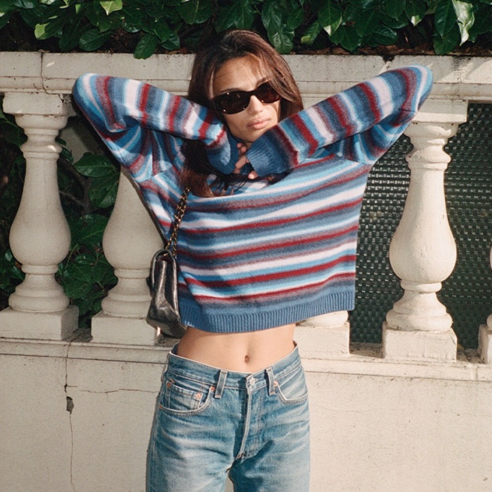 Realisation Par Cashmere Ani Sweater in Gem XS